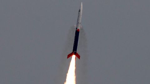 Vikram-S was launched from the Sriharikota spaceport on Friday. Vikram-S was launched from the Sriharikota spaceport on Friday.