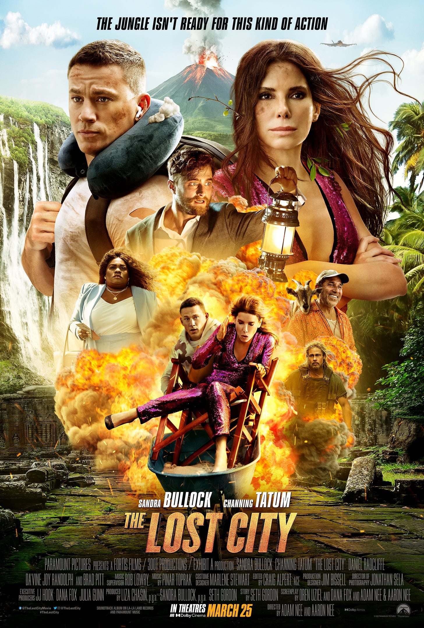 Movie poster for "The Lost City". Movie poster for "The Lost City".