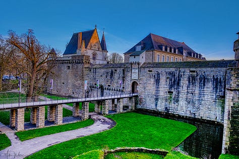 Moat and the drawbridge