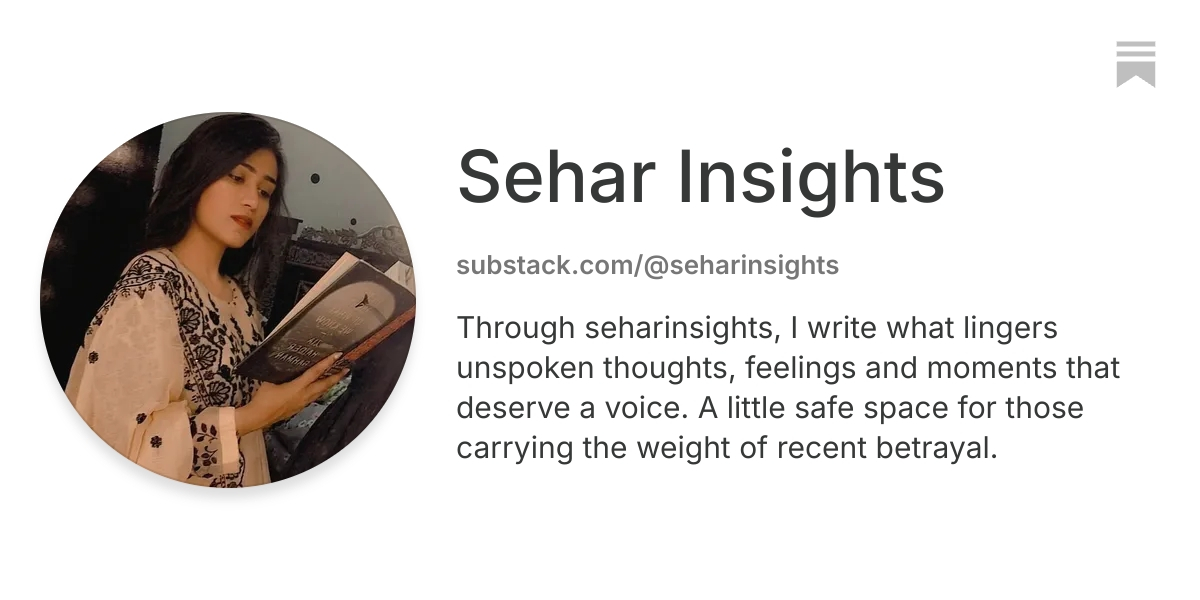 Sehar Insights | Substack