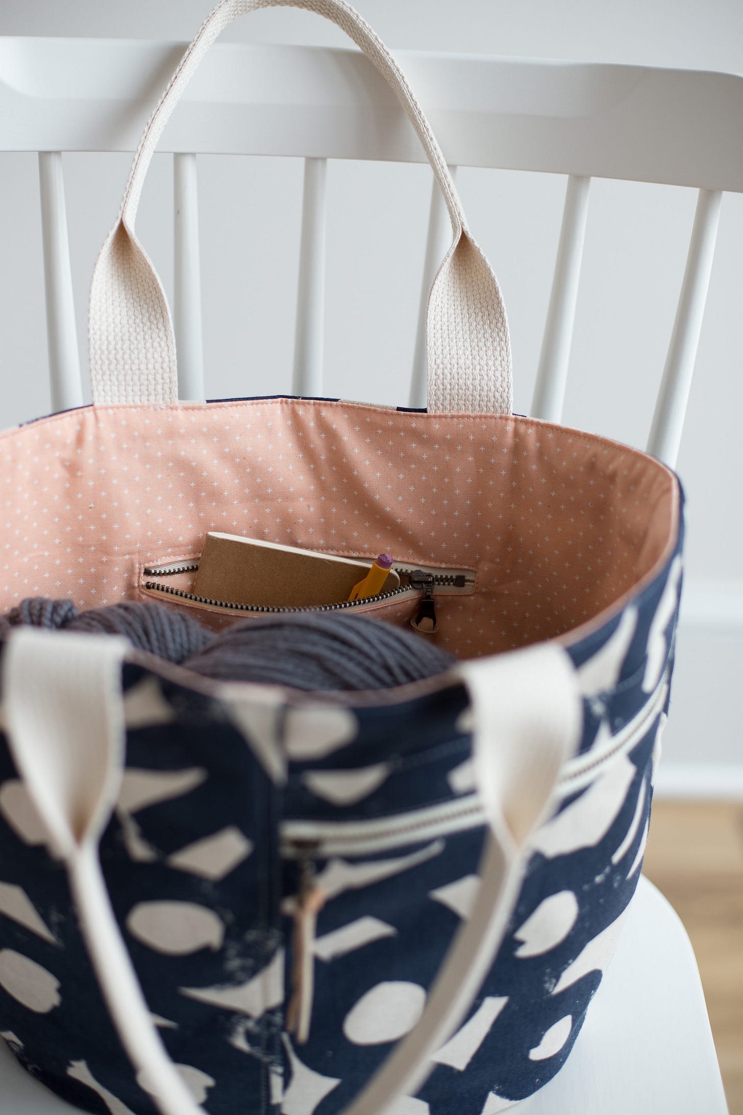 Crescent Tote PDF Pattern - Noodlehead