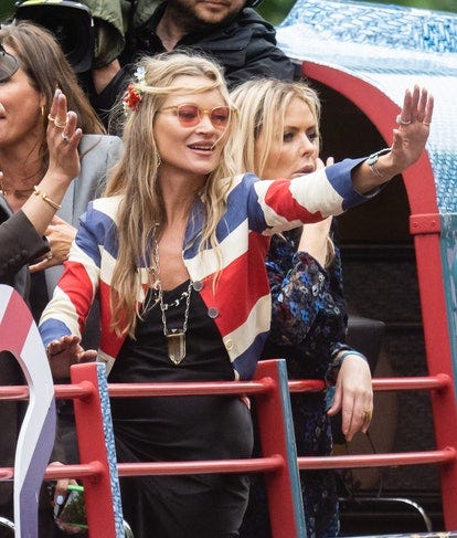 Kate Moss Rewore a 30-Year-Old Jacket To The Queen's Platinum Jubilee
