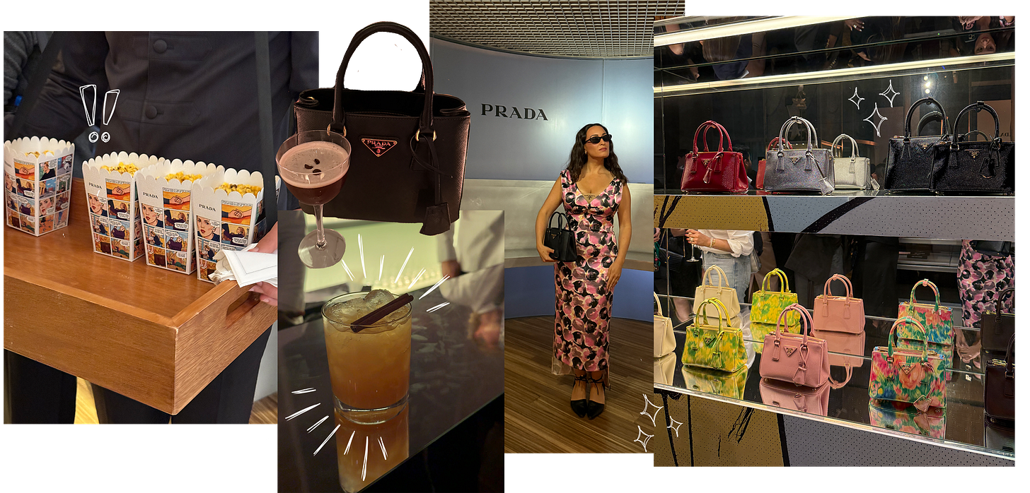 Photos from Prada's Galleria NYFW party.