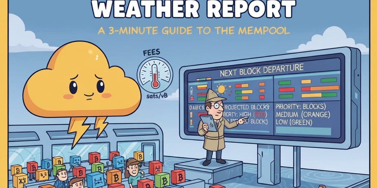 Your Bitcoin On-Chain "Weather Report": A 3-Minute Guide to the Mempool.