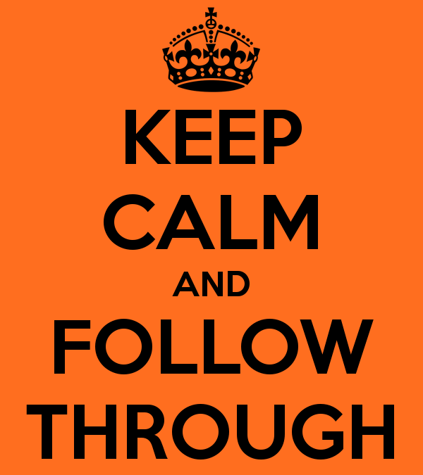 The Importance of Follow Through - Business HorsePower