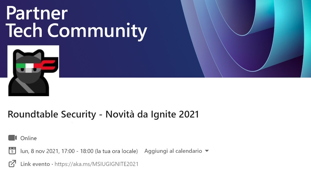 Featured image of post Roundtable Microsoft Security – Novità Ignite 2021 Featured image of post Roundtable Microsoft Security – Novità Ignite 2021
