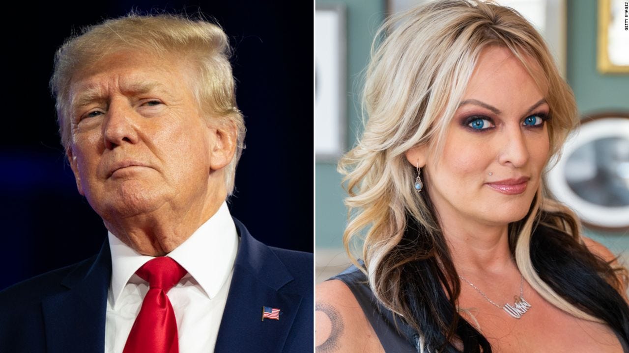 Donald Trump and Stormy Daniels