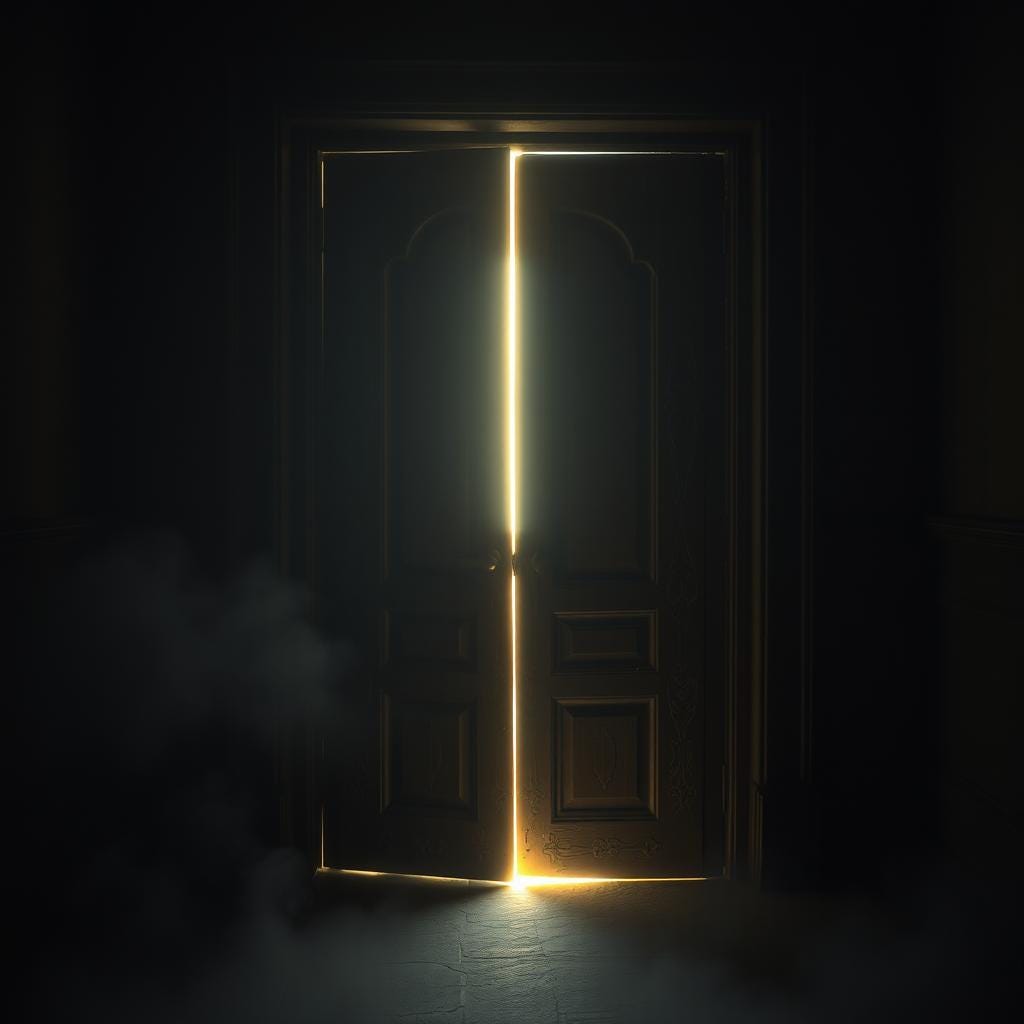 Beyond the Closed Door: A Glimpse of Light