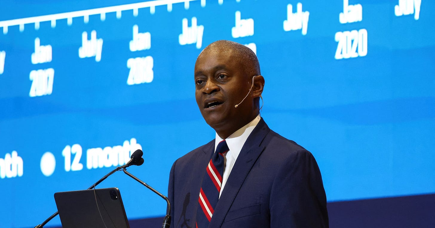 亚特兰大联储主席博斯蒂克在通胀持续高企之际主张维持利率稳定