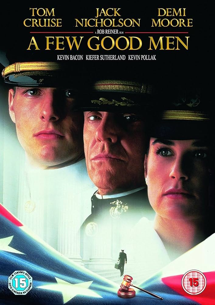 A Few Good Men [DVD]: Amazon.co.uk: Jack Nicholson, Tom Cruise, Demi Moore,  Kevin Bacon, Kevin Pollak, James Marshall, J. T. Walsh, Kiefer Sutherland,  ...