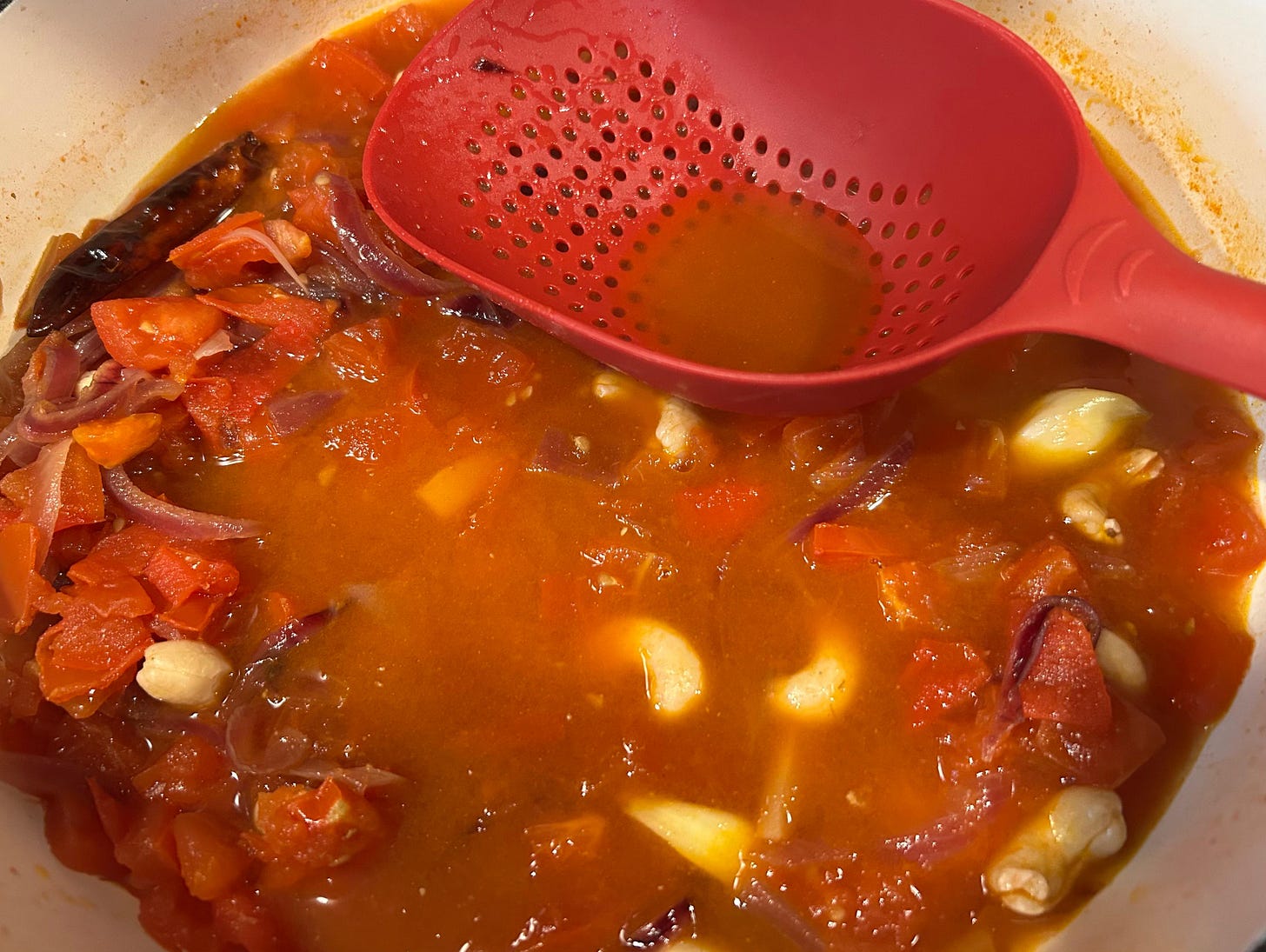 Makhani sauce in the making