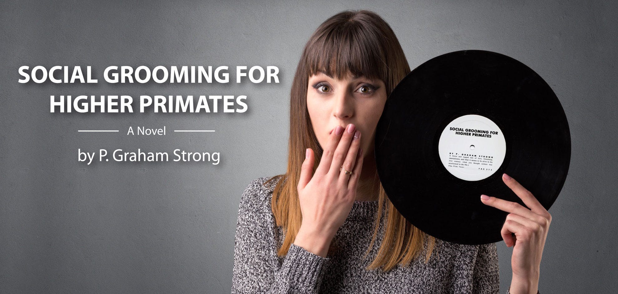Promotional Banner for Social Groom for Higher Primates by P Graham Strong