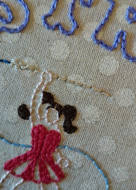 Mistress of Mess Embroidery Detail Mistress of Mess Embroidery Detail