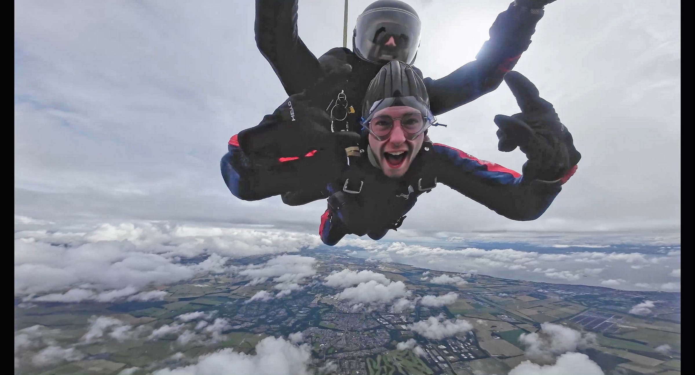 Evan skydiving