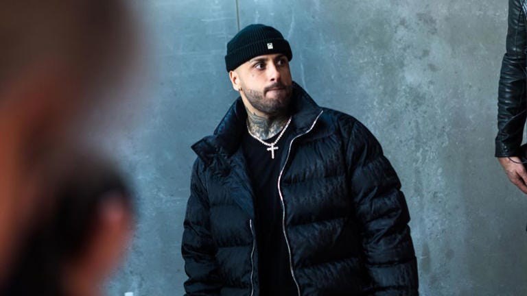 Nicky Jam attends Los 40 Primavera Pop Festival at Wizink Center on April 01, 2022 in Madrid, Spain.