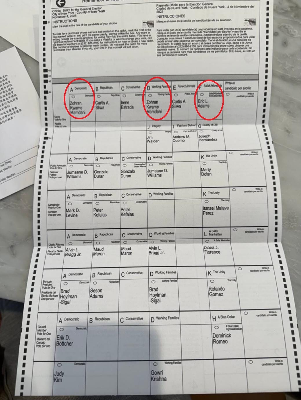 Election Day Bombshell — NYC Mayor