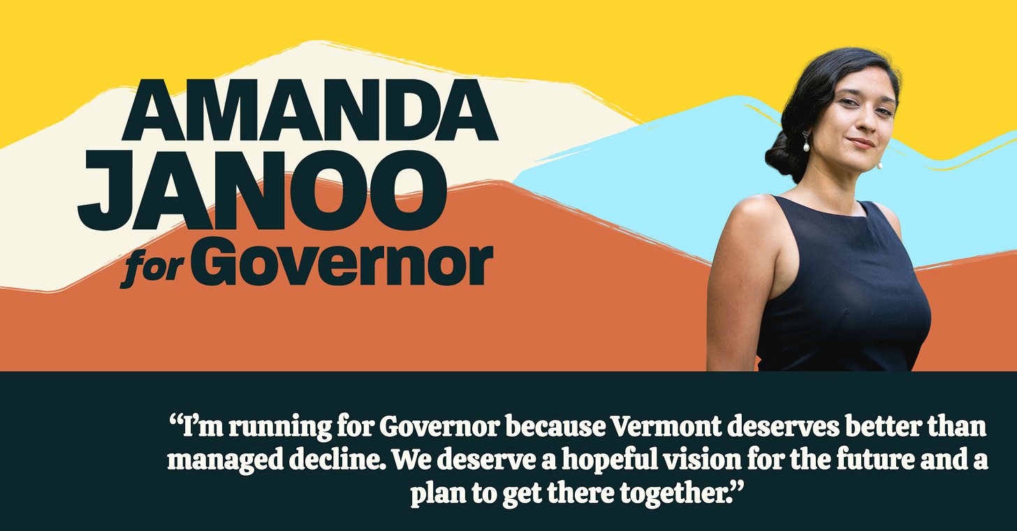Amanda Janoo is the Governor Vermont's Been Waiting For Amanda Janoo is the Governor Vermont's Been Waiting For