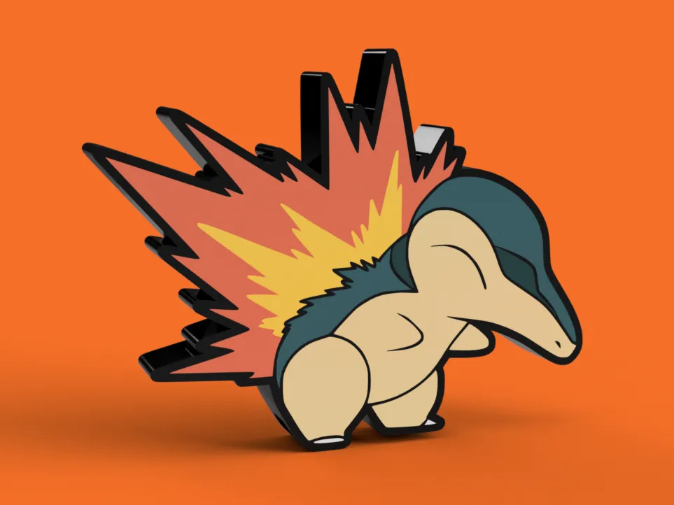 Cyndaquil Lightbox - Free 3D Print Model - MakerWorld Cyndaquil Lightbox - Free 3D Print Model - MakerWorld