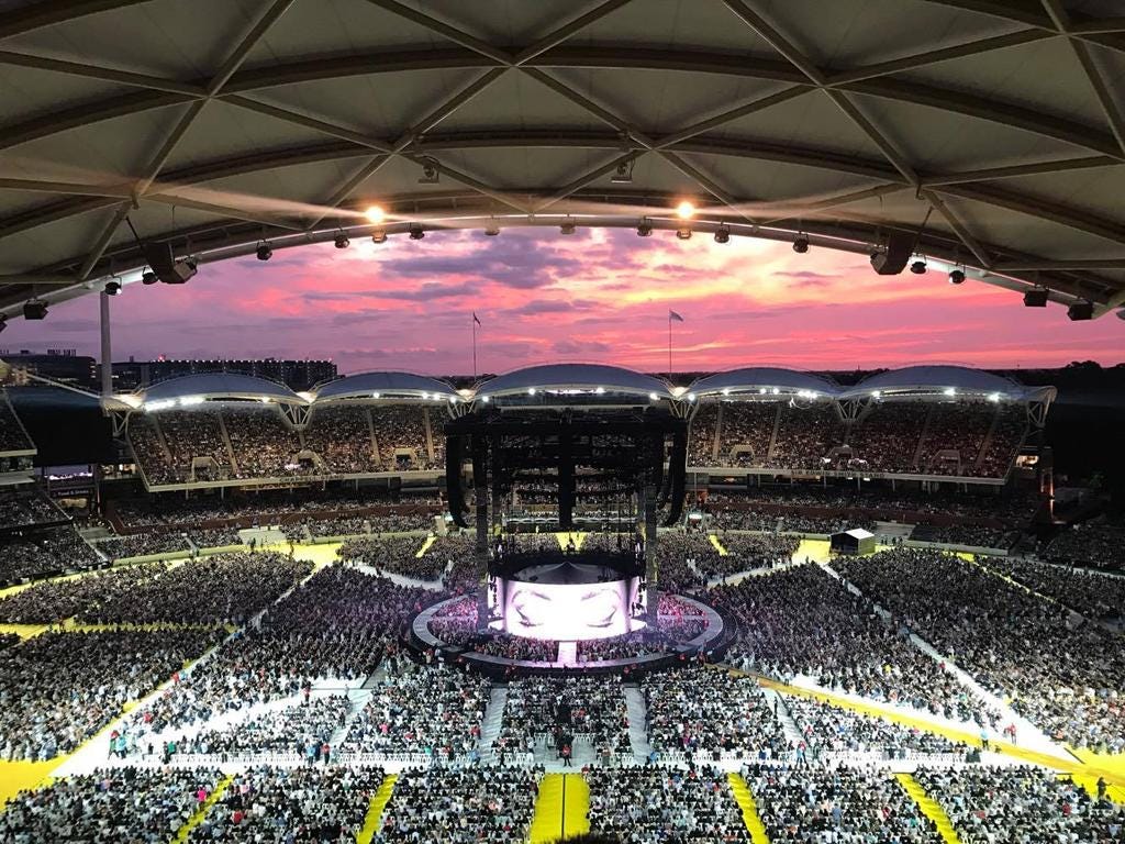 Adele live in concert at Adelaide Oval. Picture: Sonali Tharwani.