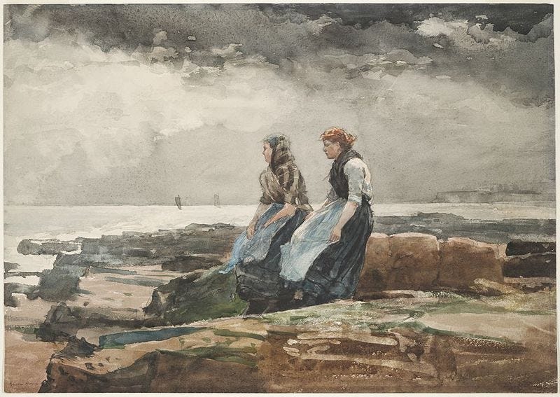 File:Winslow Homer - Looking Out to Sea (c.1881).jpg File:Winslow Homer - Looking Out to Sea (c.1881).jpg