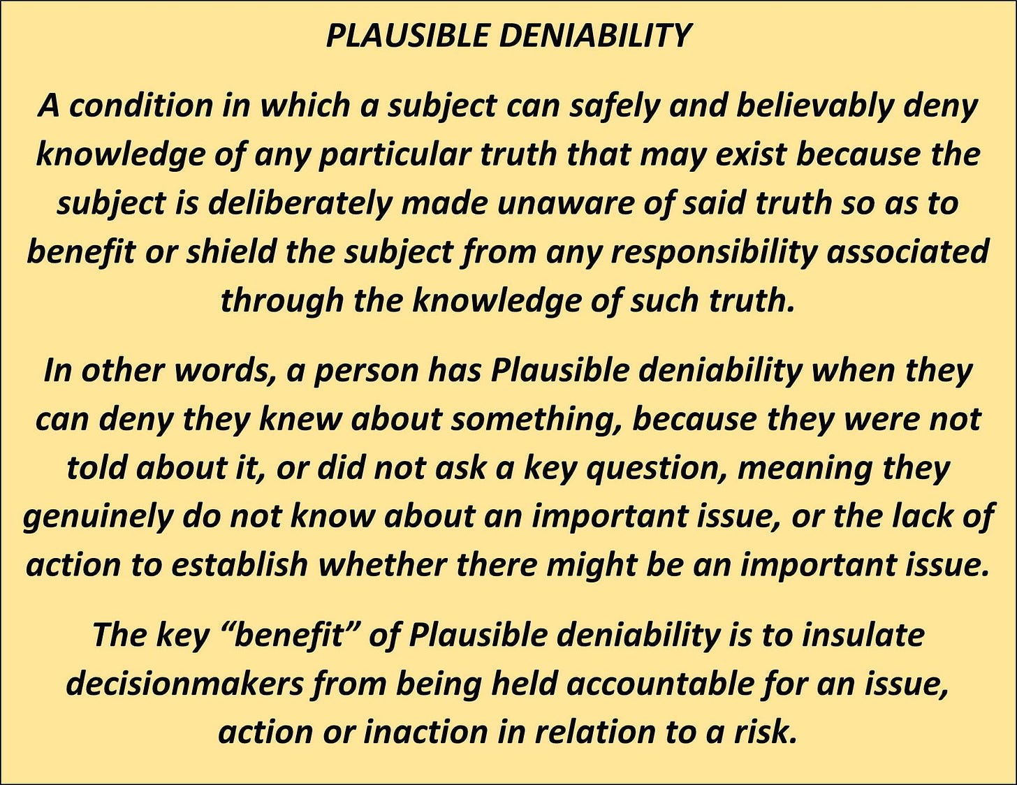 Plausible Deniability : r/workplace_bullying