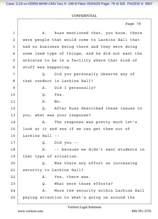 Archie Griffin under oath Archie Griffin under oath