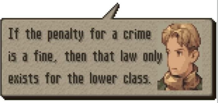 Leave it to a game from 1997 to tell it like it is. - WTF | Fine quotes, Final fantasy tactics ...