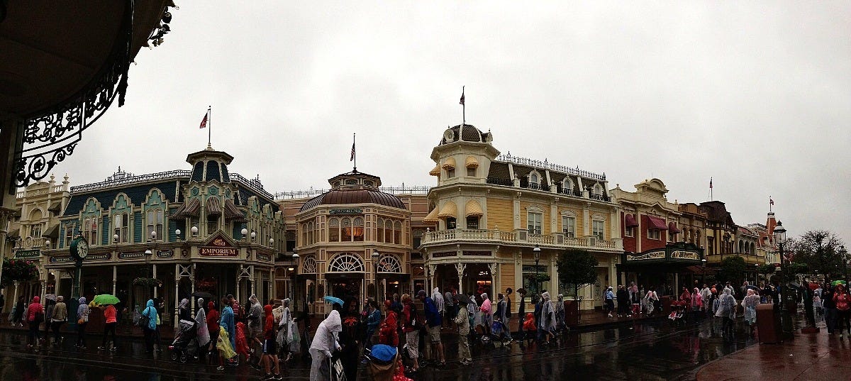 Main Street, U.S.A., at Magic Kingdom, home of the Emporium. Image: James Roberts via Wikimedia Commons Main Street, U.S.A., at Magic Kingdom, home of the Emporium. Image: James Roberts via Wikimedia Commons