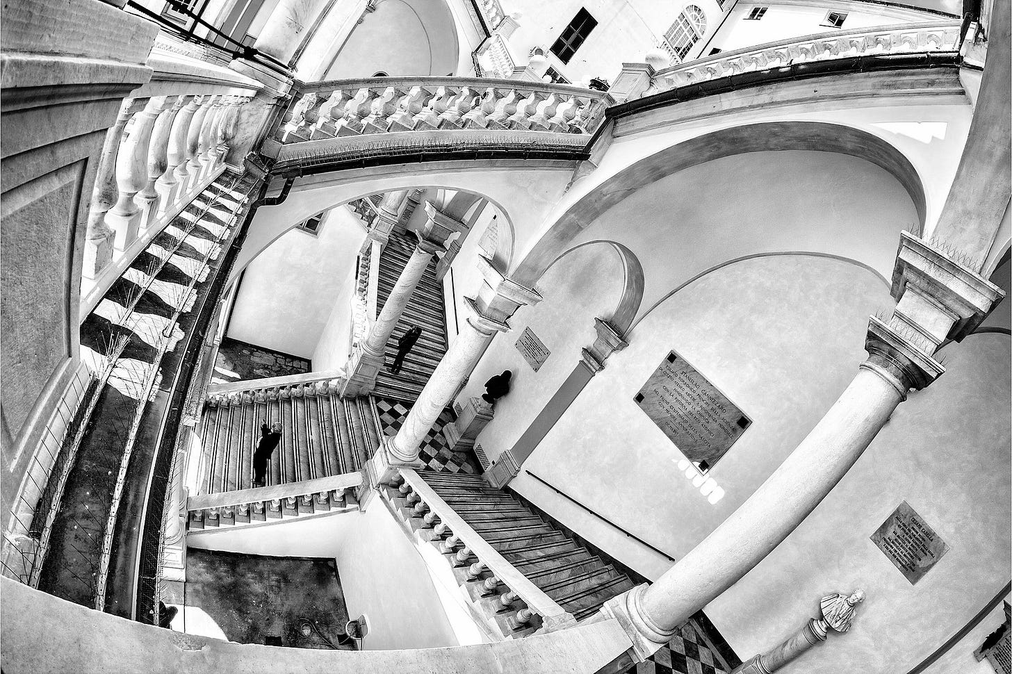 A photograph of the Palazzo Doria-Tursi, identified as a cultural heritage monument in Italy (wiki-ID: 0100252708). A photograph of the Palazzo Doria-Tursi, identified as a cultural heritage monument in Italy (wiki-ID: 0100252708).