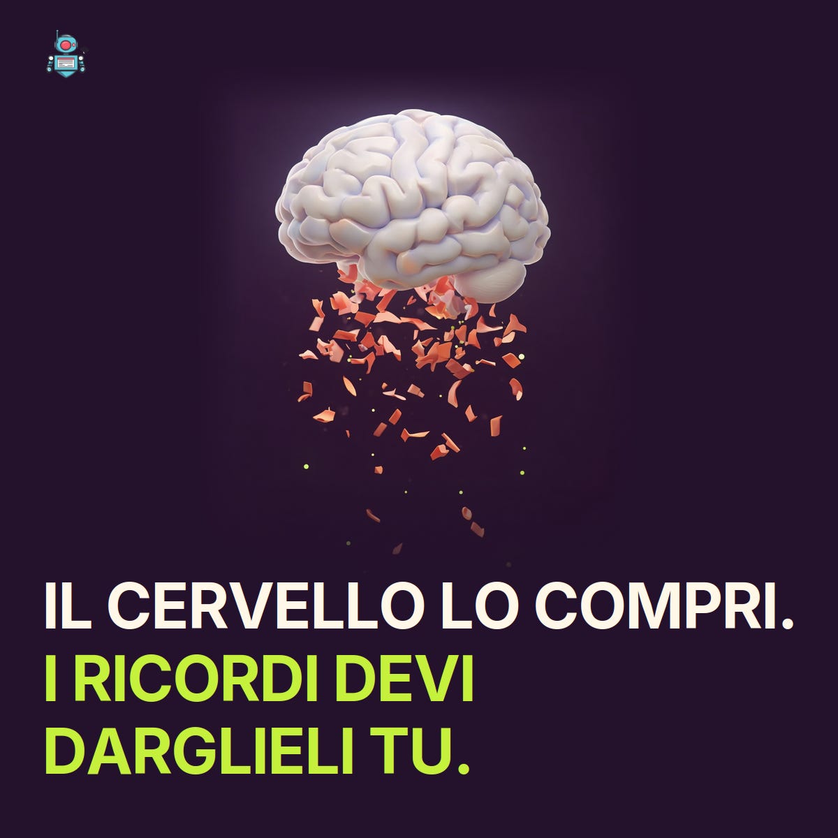 Cervello che perde i ricordi: l'AI senza Memoria Commerciale non riconosce chi entra Cervello che perde i ricordi: l'AI senza Memoria Commerciale non riconosce chi entra