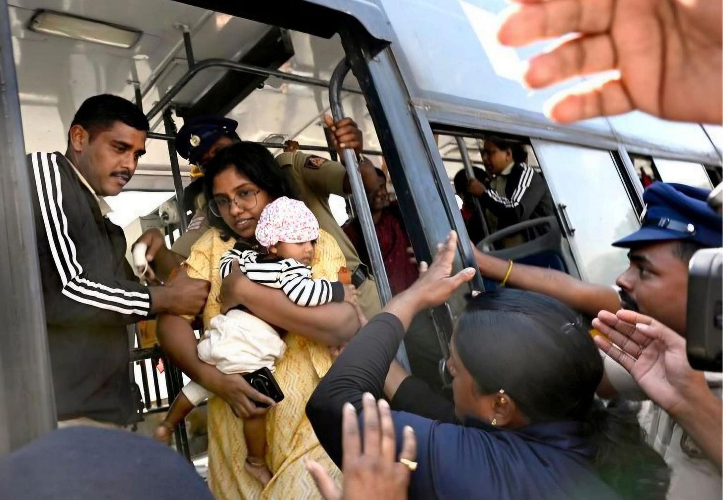 6 months old infant detained 6 months old infant detained