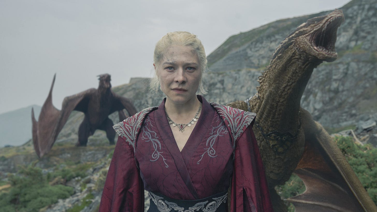 Rhaenyra Targaryen is putting the dragon in House of the Dragon