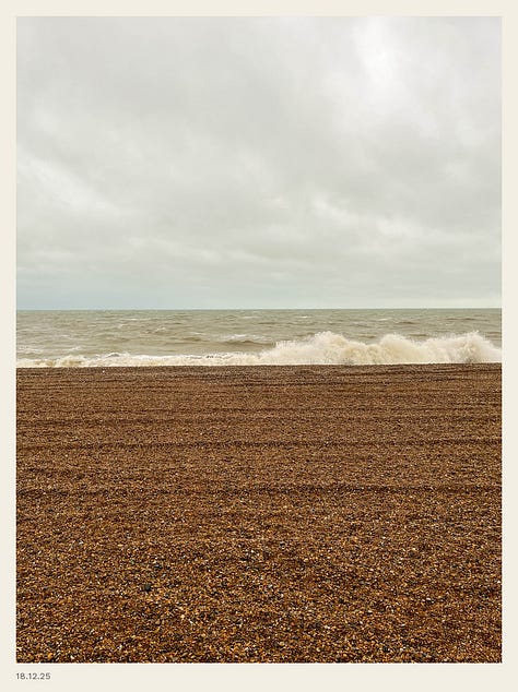 A set of images of the English channel