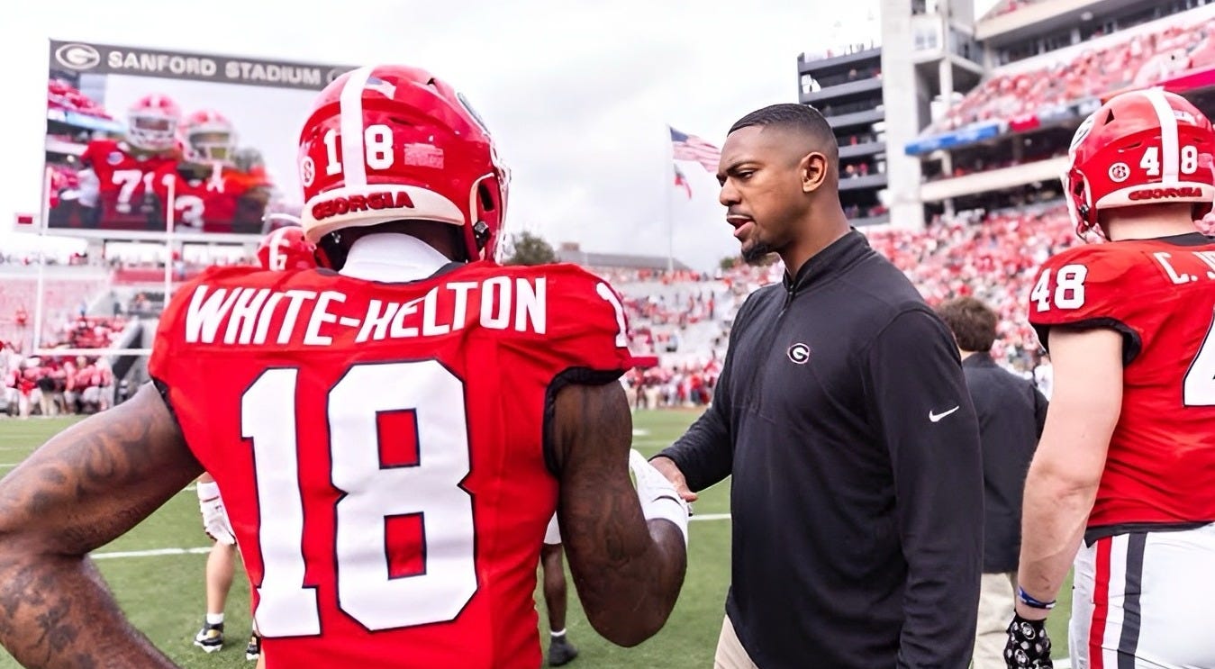 Georgia Bulldogs assistant wide receivers coach Cam Odom