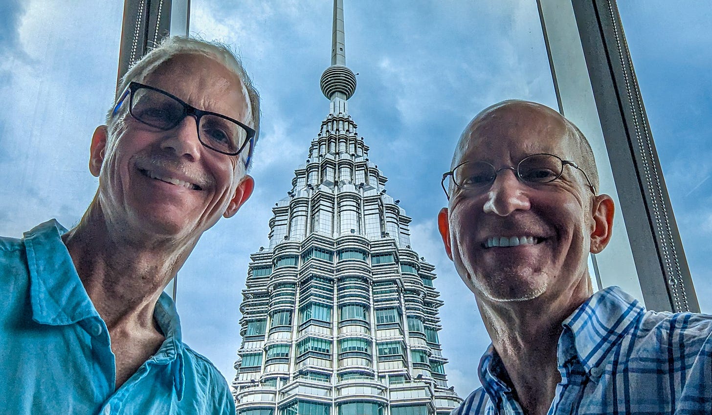 At the top of Petronas Towers.