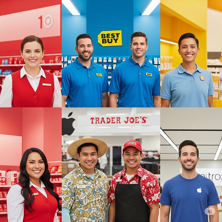 Uniforms are never just attire - they’re culture, brand, and silent reassurance, woven into every shopping journey.