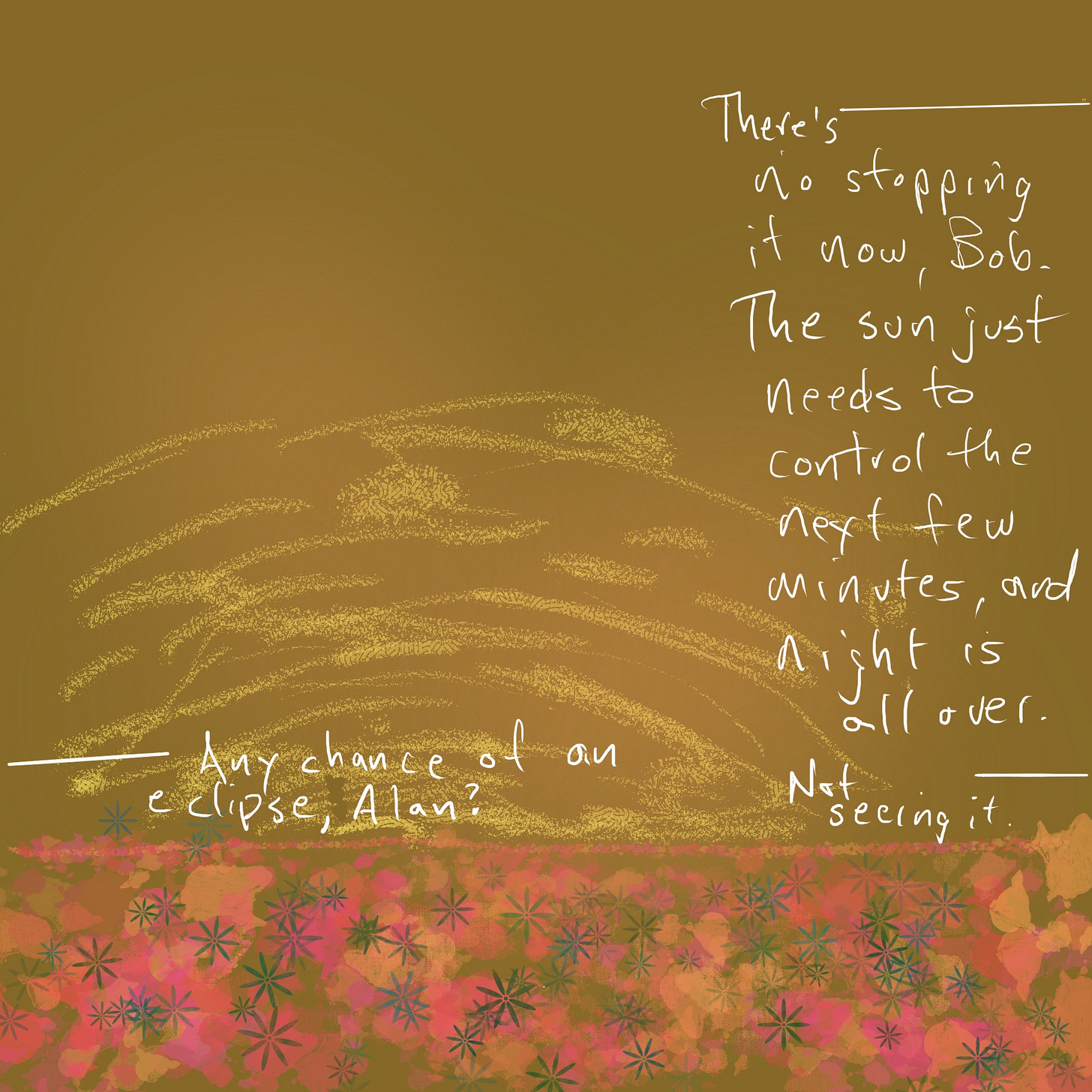 play-by-play narrative of sunrise