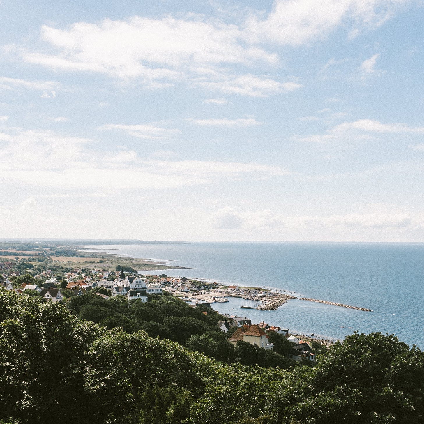 Beautiful Mölle town near Nimis Sweden