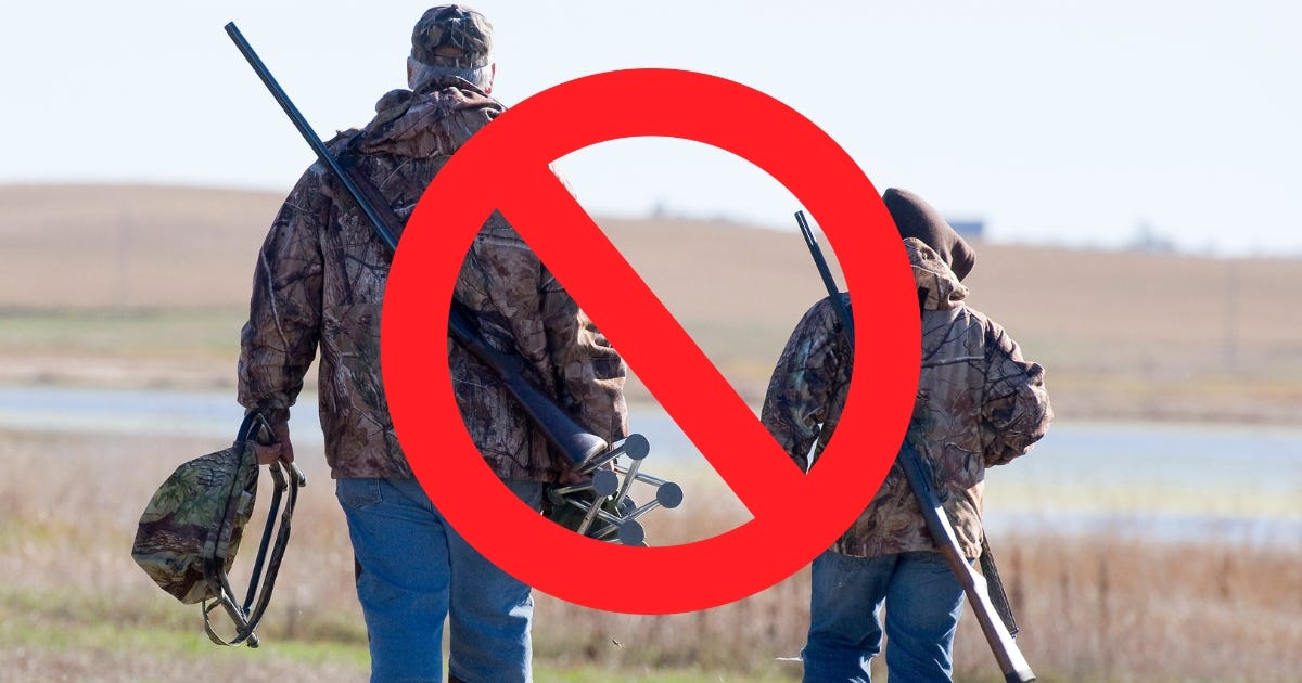 State is Dangerously Close to Banning Hunting and Fishing