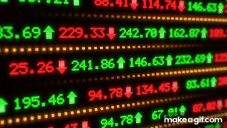 Moving Stock Market Tickers Finance Data Numbers Changing Quickly 4K Motion  Background for Edits on Make a GIF