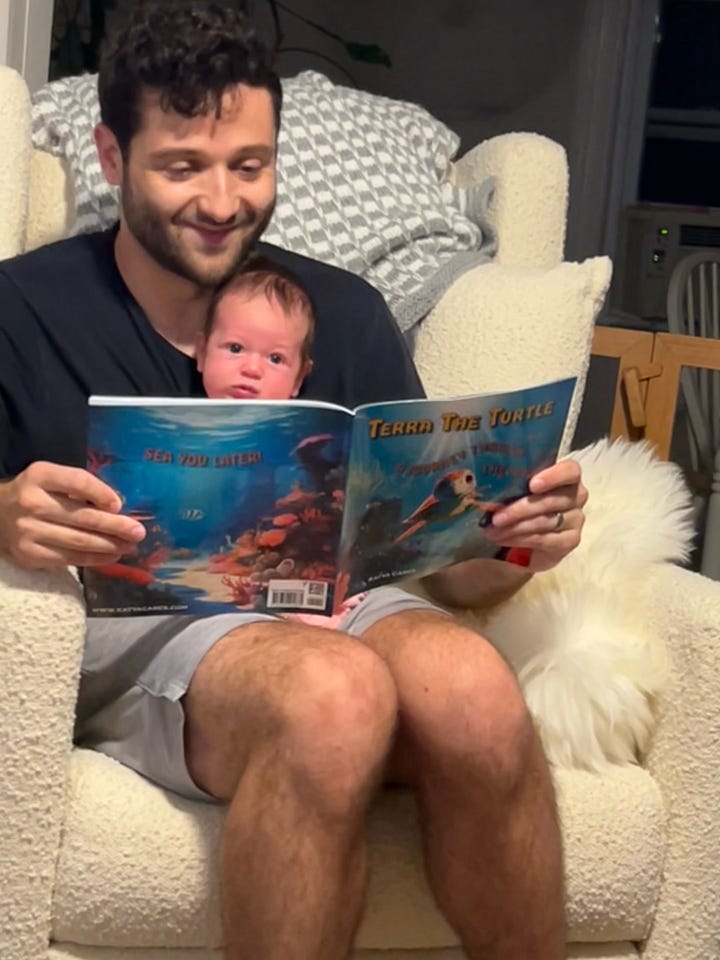 two kids reading our books