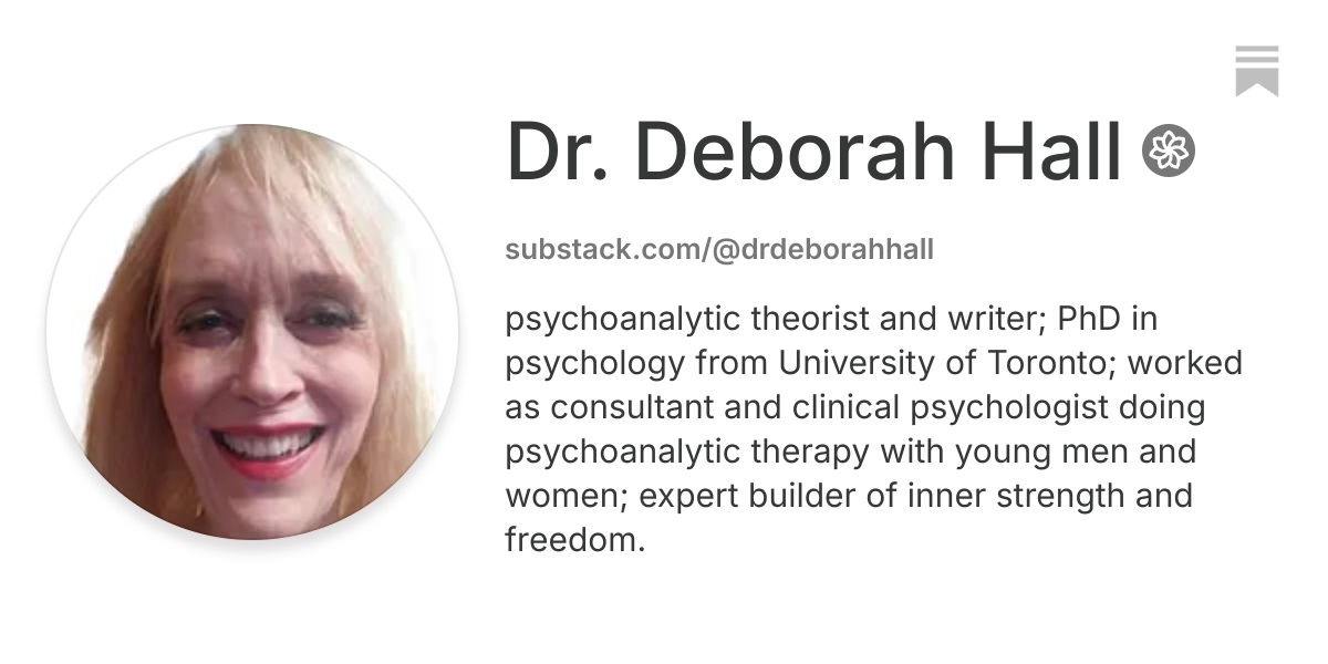 Dr. Deborah Hall | Substack