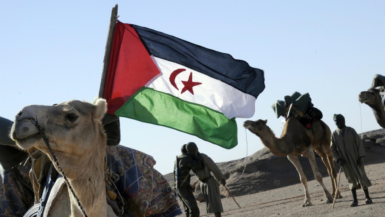 El Frente Polisario es un movimiento independentista saharaui fundado en 1973 que lucha por la autodeterminación del Sáhara Occidental frente a la ocupación marroquí. El Frente Polisario es un movimiento independentista saharaui fundado en 1973 que lucha por la autodeterminación del Sáhara Occidental frente a la ocupación marroquí.