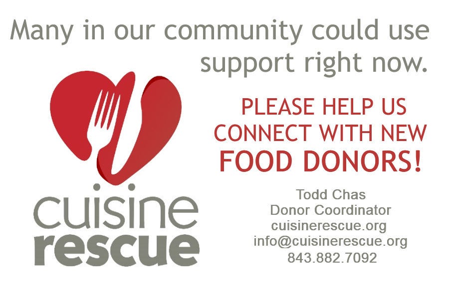 Help us Feed the Lowcountry - Connect us with Food Donors!