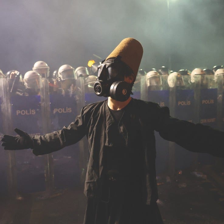 Sufi Whirling Dervish Protests Turkey President