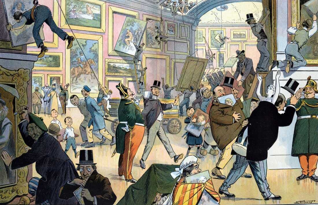 Louvre Museum robbery calls to mind other high-profile heists : NPR