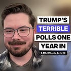 Trump’s terrible polls, one year in