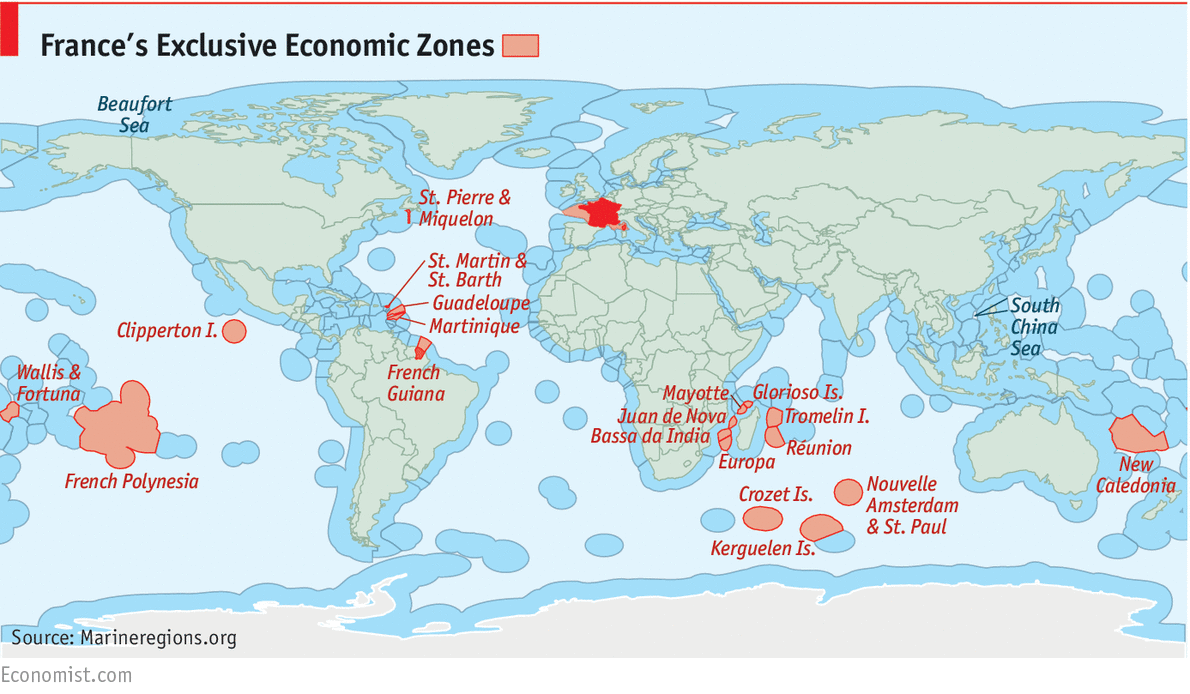 Drops in the ocean: France's marine territories