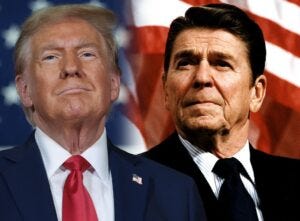 Trump's Timed Delivery: Reagan charmed with humor; Trump dominates with defiance. Two styles—both unforgettably American.