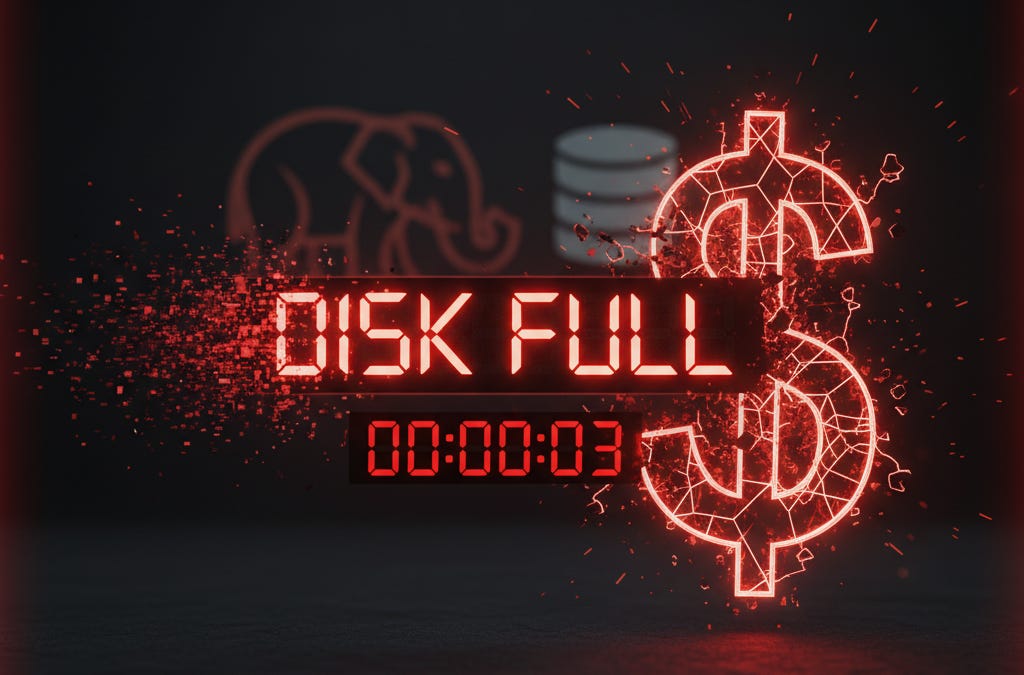 PostgreSQL Inactive Replication Slots RCA: WAL Overload & Disk Full Fix